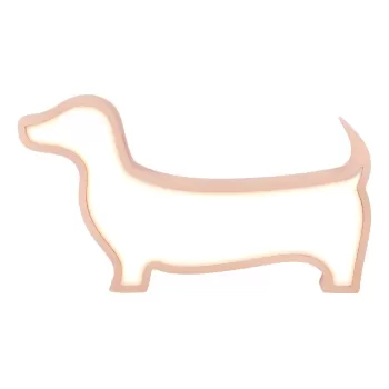 Veioza pentru copii roz Dog - Candellux Lighting imagine