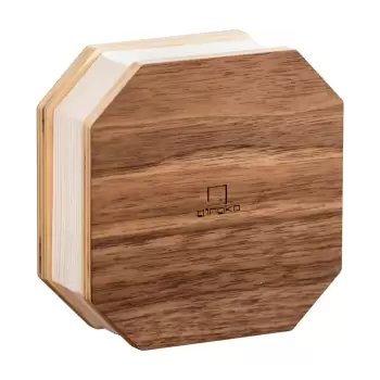 Veioza pliabila Ginko Accordion, maro inchis imagine