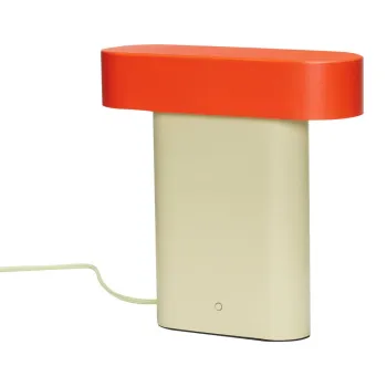 Veioza portocalie/bej (inaltime 25 cm) Sleek - Hubsch imagine