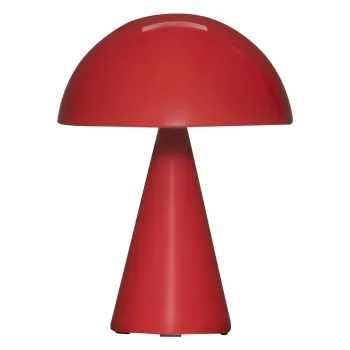 Veioza rosie LED cu intensitate reglabila (inaltime 20 cm) Mush - Hubsch imagine