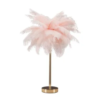 Veioza roz/aurie (inaltime 55 cm) Palm Pink - Mauro Ferretti imagine