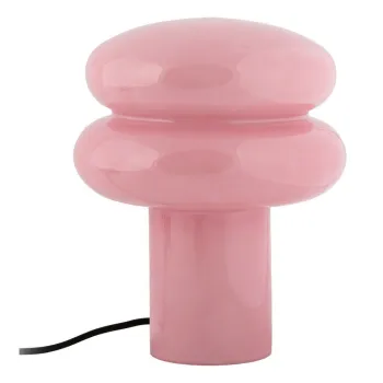 Veioza roz din sticla (inaltime 24 cm) Incesante - Leitmotiv imagine