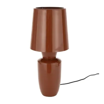 Veioza teracota din metal cu abajur din metal (inaltime 42 cm) Classy - Zuiver imagine
