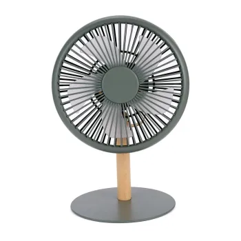 Veioza verde cu ventilator cu telecomanda (inaltime 26 cm) Beyond - Gingko imagine