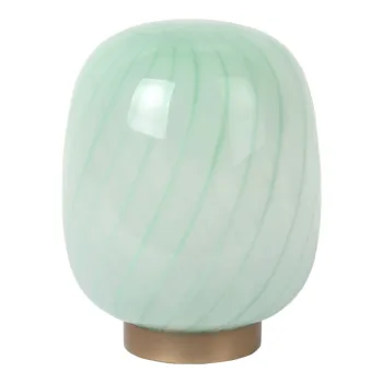 Veioza verde-deschis cu abajur din sticla (inaltime 20 cm) Summer Globe - Leitmotiv imagine