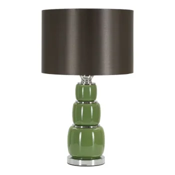 Veioza verde/gri cu abajur textil (inaltime 57 cm) Eva - Mauro Ferretti imagine