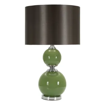 Veioza verde/gri cu abajur textil (inaltime 65 cm) Eva - Mauro Ferretti imagine