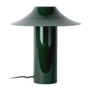 Veioza verde-inchis din metal (inaltime 32 cm) Catania Trapeze - Leitmotiv imagine