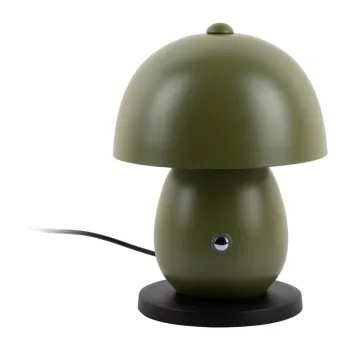 Veioza verde-inchis LED cu abajur din metal (inaltime 18 cm) Mono LED - Leitmotiv imagine