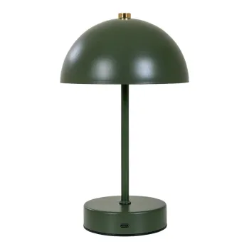 Veioza verde-inchis LED cu abajur din metal (inaltime 25 cm) Holt - House Nordic imagine