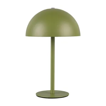Veioza verde LED cu abajur din metal (inaltime 21 cm) Munoz - Trio imagine