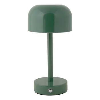 Veioza verde LED cu abajur din metal (inaltime 24,5 cm) James - Leitmotiv imagine