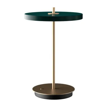 Veioza verde LED cu intensitate reglabila cu abajur din metal (inaltime 31 cm) Asteria Move - UMAGE imagine