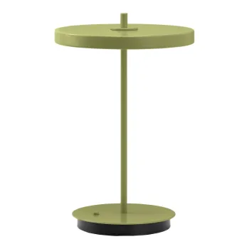 Veioza verde LED din metal cu abajur din metal (inaltime 31 cm) Asteria Move - UMAGE imagine