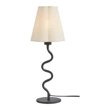 VeiozAbej din metal cu abajur textil (A(R)nAflE>ime 41 cm) Veya aEURMarkslA?jd imagine