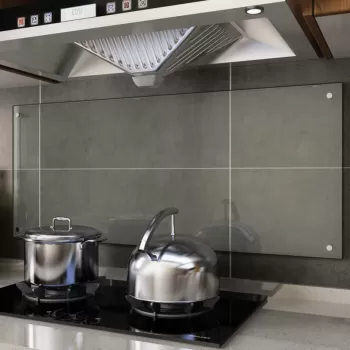 Panou antistropi bucatarie transparent 120x50cm sticla securiz. imagine