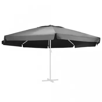 Panza de schimb umbrela de soare de gradina, antracit, 600 cm imagine