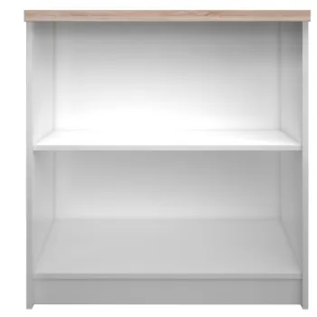 Biblioteca deschisa TOP MIX, alb, 80x33x85 cm imagine