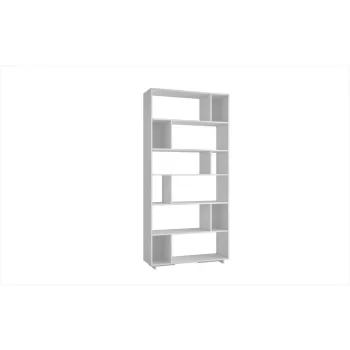 Biblioteca FORM, alb, 90x25,4x188,6 cm imagine