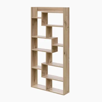 Biblioteca KUTTAP, pin, 90x22x182 cm imagine