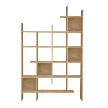 Biblioteca MANCO, stejar, 122x25,5x188 cm imagine