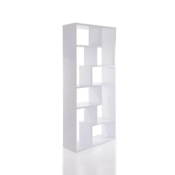 Biblioteca SERRA, alb, 90x29,5x183,6 cm imagine