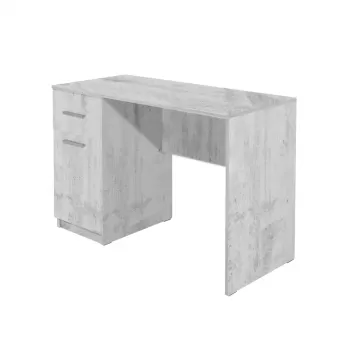 Birou 110 ALMA, cu usa si sertar, pin antichizat, 110x50x75 cm imagine