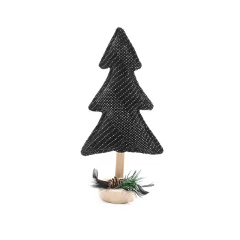 Brad decorativ Tutu, negru, 14x6,5x27 cm imagine