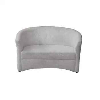 Canapea CAFENEA BUCLE, gri cu nuante roz, 145x60x80 cm imagine