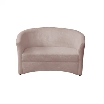 Canapea CAFENEA BUCLE, roz prafuit, 145x60x80 cm imagine