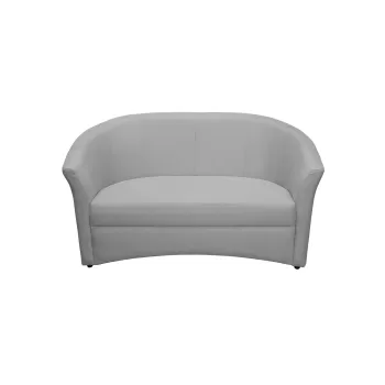 Canapea CAFENEA fixa, 2 locuri, gri deschis, 145x60x80 cm imagine