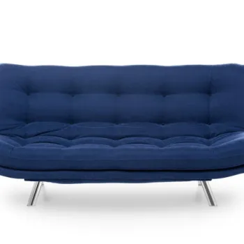 Canapea extensibila MISA, 3 locuri, albastru marin, 200x105x95 cm imagine