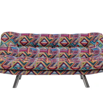 Canapea extensibila MISA, 3 locuri, multicolor, 180x78x85 cm imagine