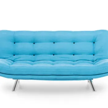 Canapea extensibila MISA, 3 locuri, turcoaz, 200x105x95 cm imagine