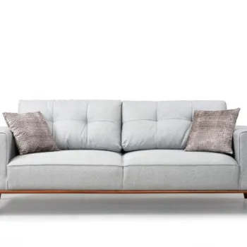 Canapea extensibila MONTANA, 3 locuri, gri, 223x91x85 cm imagine