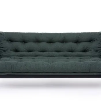 Canapea extensibila RENGE, 3 locuri, verde, 200x82x92 cm imagine