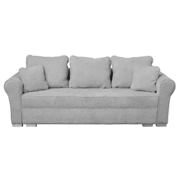 Canapea extensibila SARA N, 3 locuri, cu lada depozitare, gri inchis, 235x90x75 cm imagine