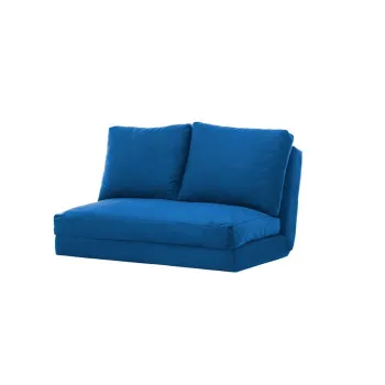 Canapea extensibila TAIDA, 2 locuri, albastru, 185x120x36 cm imagine