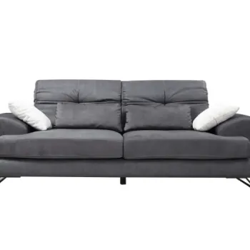 Canapea fixa FRIDO, 2 locuri, antracit, 185x92x79 cm imagine