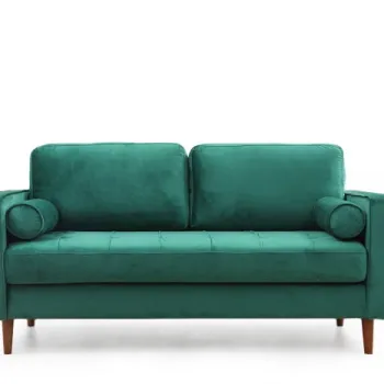 Canapea fixa ROME, 2 locuri, verde, 175x90x70 cm imagine