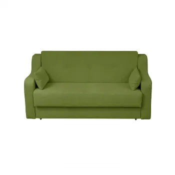 Canapea GINA XL II extensibila, 3 locuri, cu arcuri si lada depozitare, verde deschis, 190x100x95 cm imagine