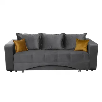 Canapea ROYAL M extensibila, 3 locuri, cu arcuri si lada depozitare, 230x105x80 cm imagine