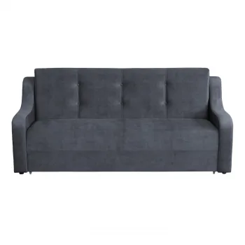 Canapea VALY II extensibila, 3 locuri, cu lada depozitare, albastru petrol, 215x90x95 cm imagine