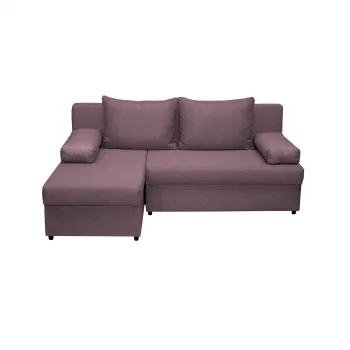 Coltar ANA extensibil, cu lada depozitare, colt interschimbabil, mov, 200x140x83 cm imagine