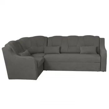 Coltar C3M extensibil, cu lada depozitare, colt interschimbabil, gri inchis, 270x165x100 cm imagine