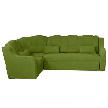 Coltar C3M extensibil, cu lada depozitare, colt interschimbabil, verde deschis, 270x165x100 cm imagine