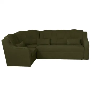 Coltar C3M extensibil, cu lada depozitare, colt interschimbabil, verde inchis, 270x165x100 cm imagine