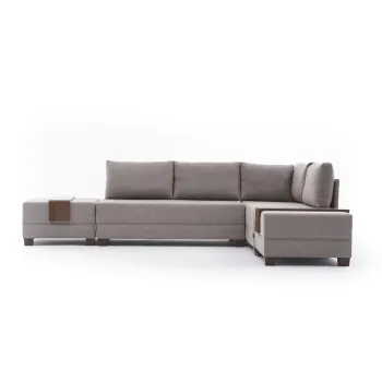 Coltar extensibil FLY, colt stanga, crem, 280x210x70 cm imagine