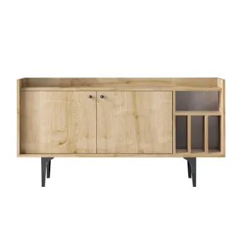 Comoda CANOPUS, stejar safir, 150x40x80 cm imagine