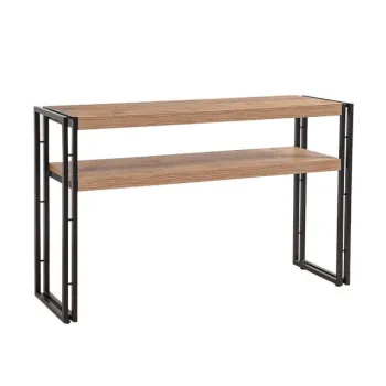 Comoda COSMO DRESUAR, pin atlantic + negru, 140x35x80 cm imagine